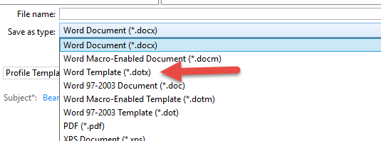 Using Template Documents in ndOffice