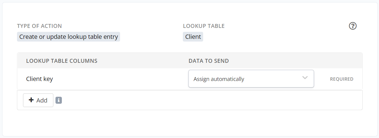 Using PatternBuilder to Create or Update a Lookup Table Entry