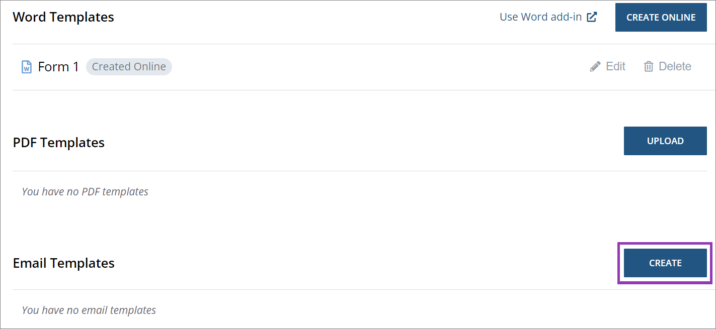PatternBuilder in App Emails