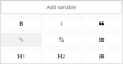 PatternBuilder in App Emails