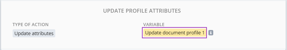 PatternBuilder Document Profiling (Update profile attributes trigger ...