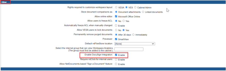 NetDocuments + DocuSign Integration