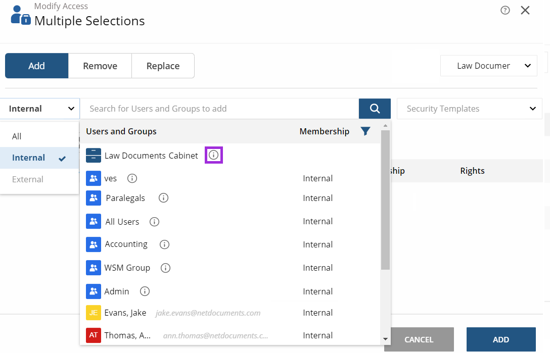 Modify Access Redesign - January 20, 2022
