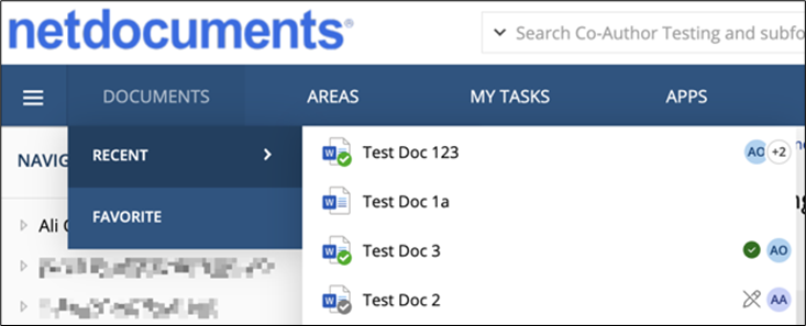Document Status Indicators