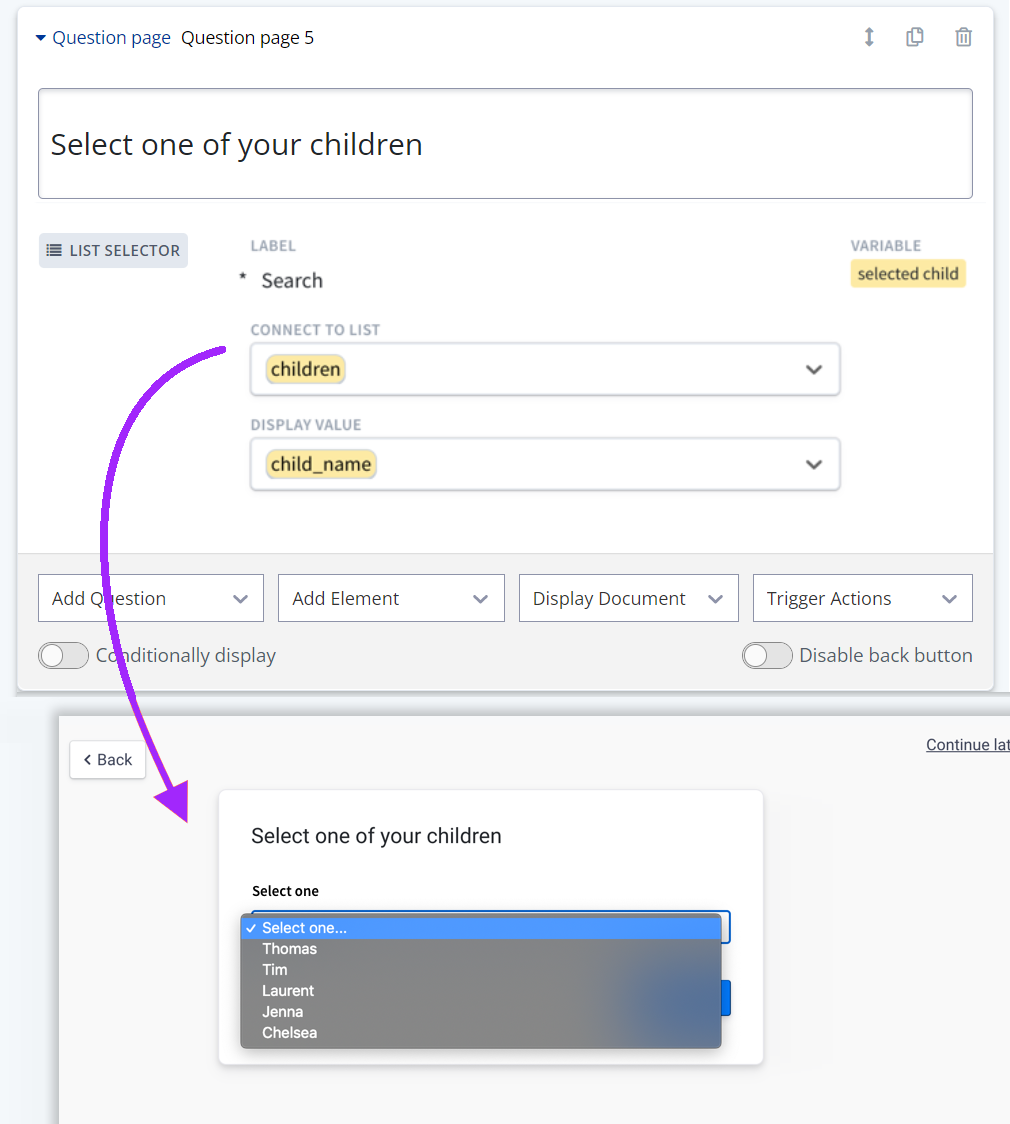PatternBuilder Question Types