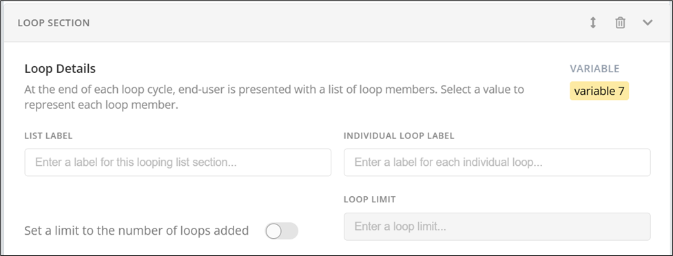PatternBuilder Question Types